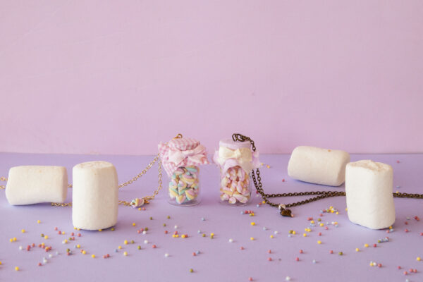 Μπουκάλι "Marshmallows" Ροζ/Χρυσό - Image 4