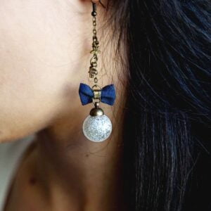 Σκουλαρίκια "Snowy Night"