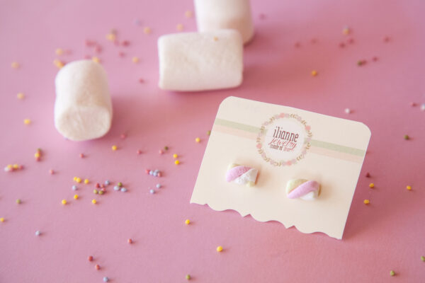 Σκουλαρίκια "Marshmallow Twists" - Image 4