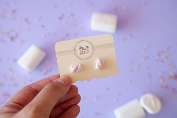 Σκουλαρίκια "Marshmallow Twists" - Image 6