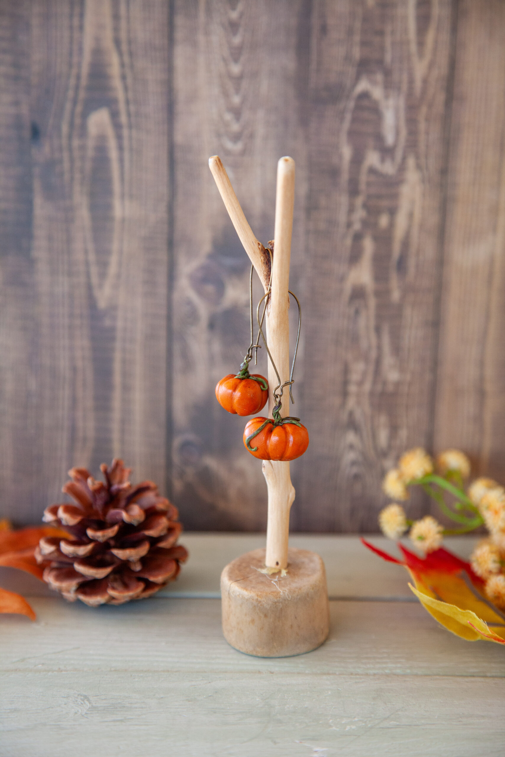 Σκουλαρίκια "Pumpkin Season" - Image 2