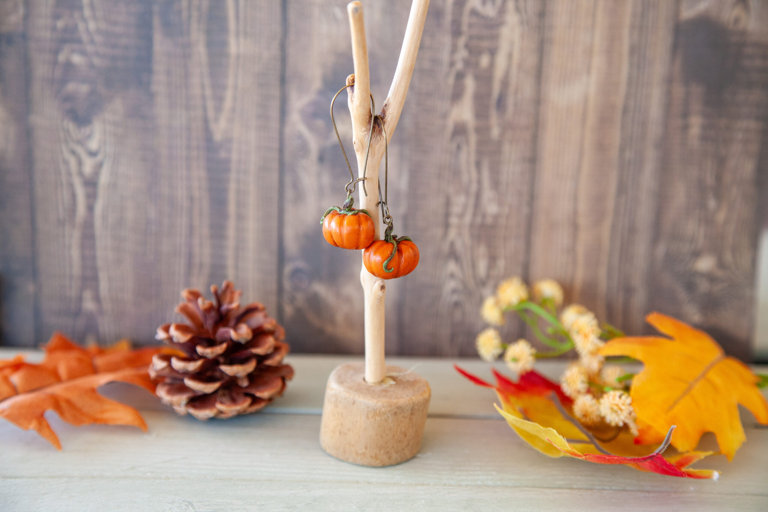 Σκουλαρίκια "Pumpkin Season" - Image 4