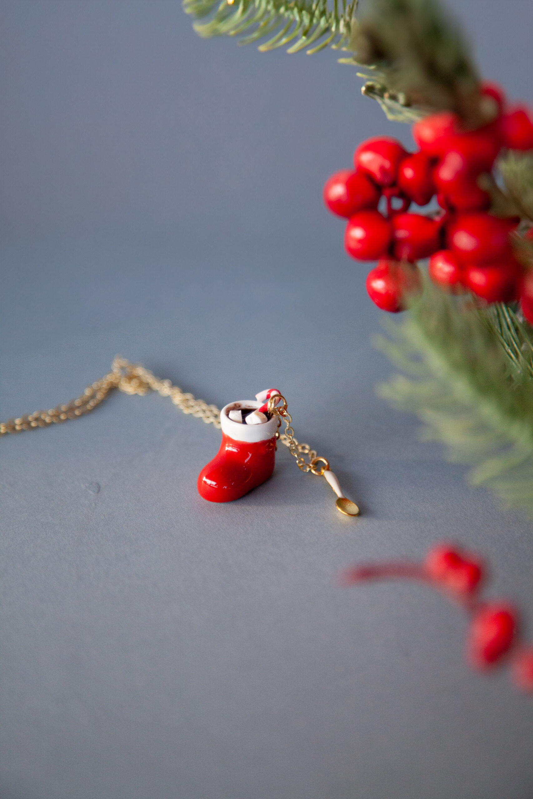 Κολιέ "Christmas Hot Chocolate" - Image 3