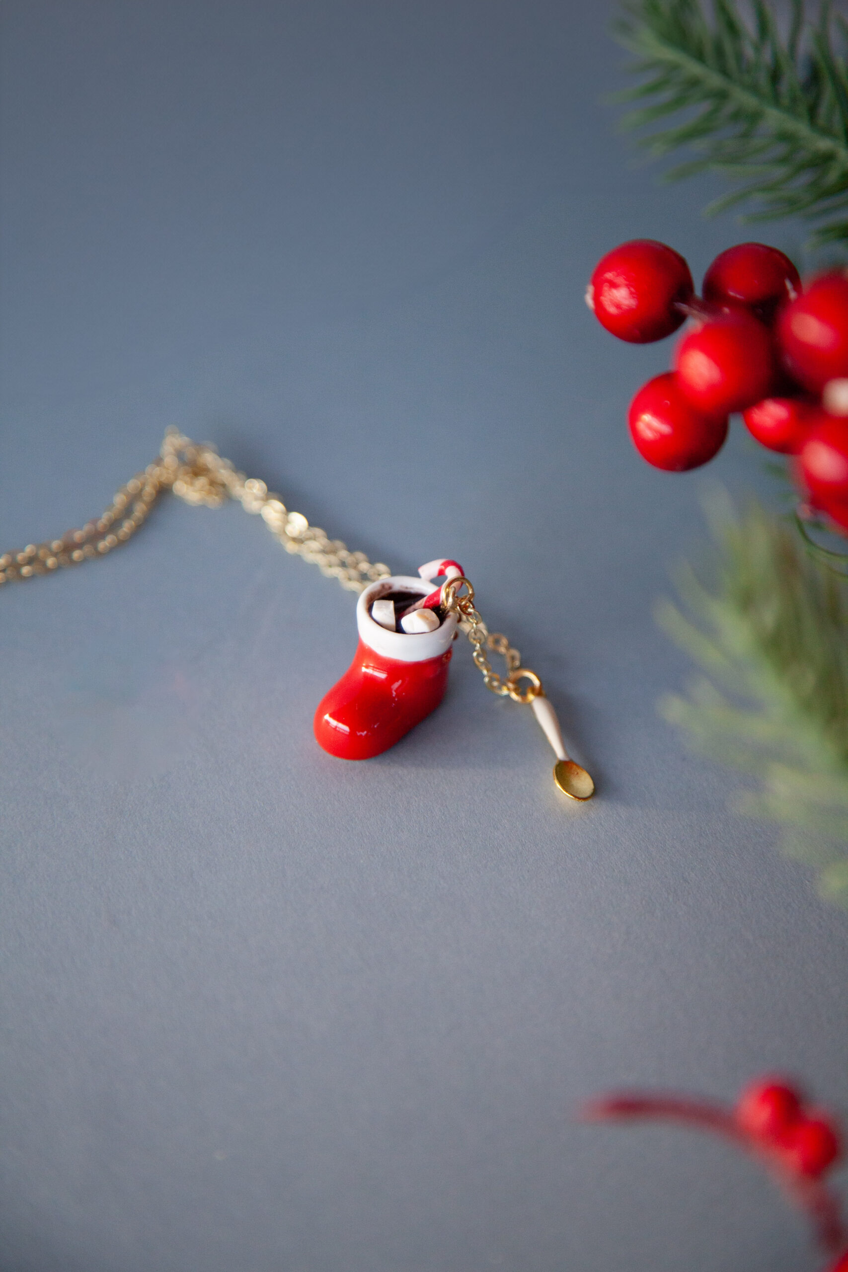 Κολιέ "Christmas Hot Chocolate" - Image 6