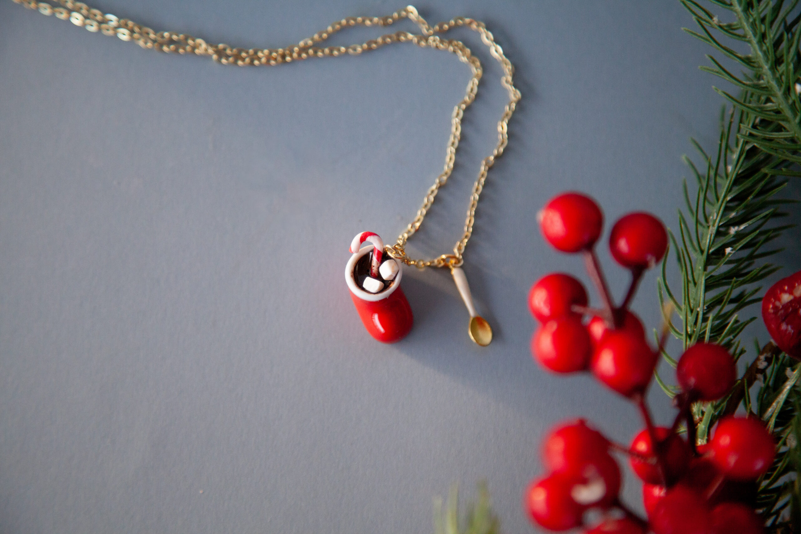 Κολιέ "Christmas Hot Chocolate" - Image 5