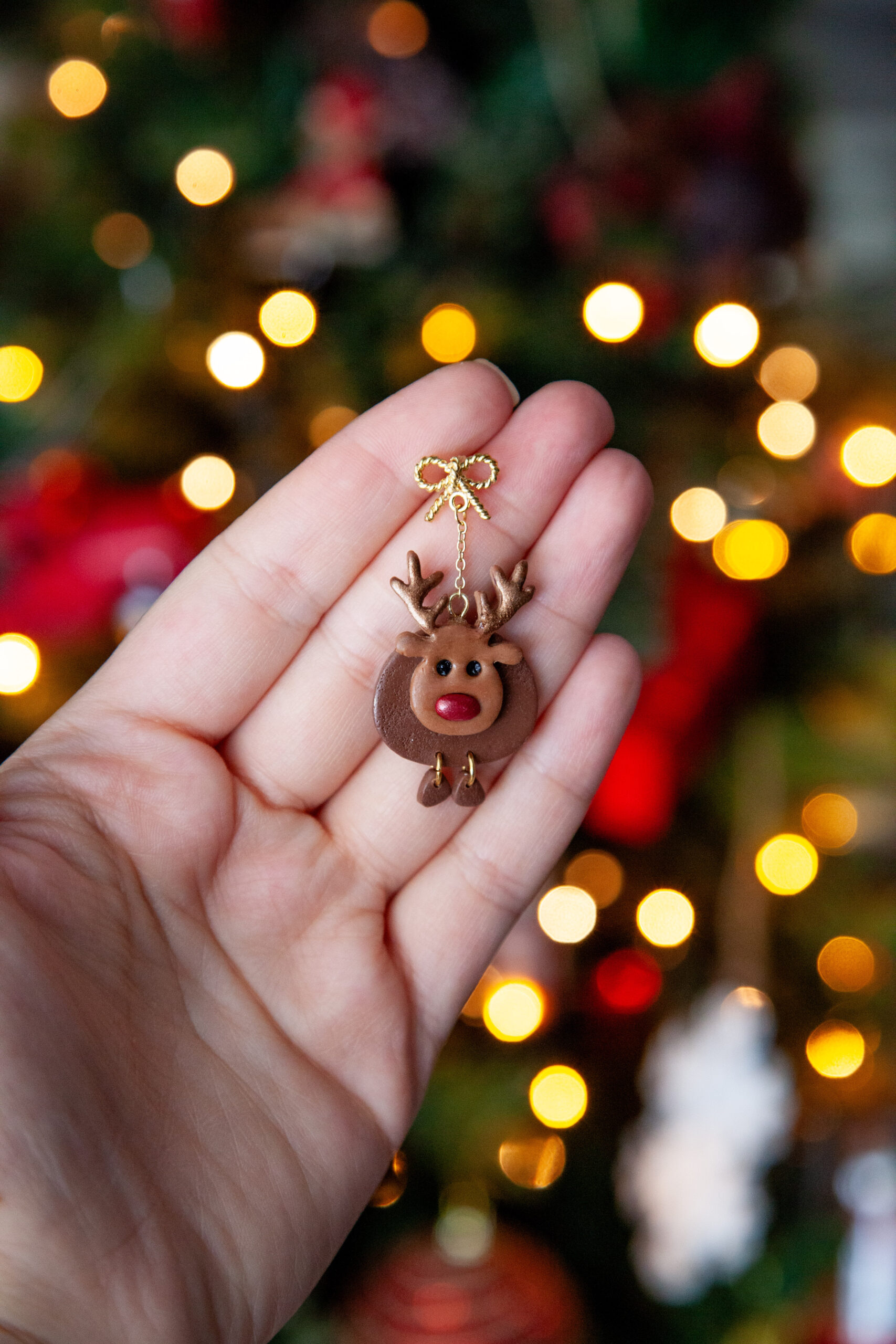 Σκουλαρίκια "Jingle Rudolphs" - Image 2