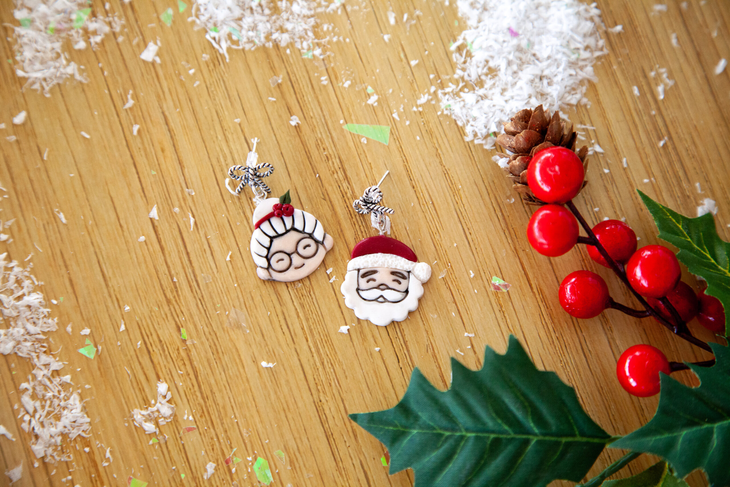 Σκουλαρίκια "Mr. & Mrs. Claus" - Image 8