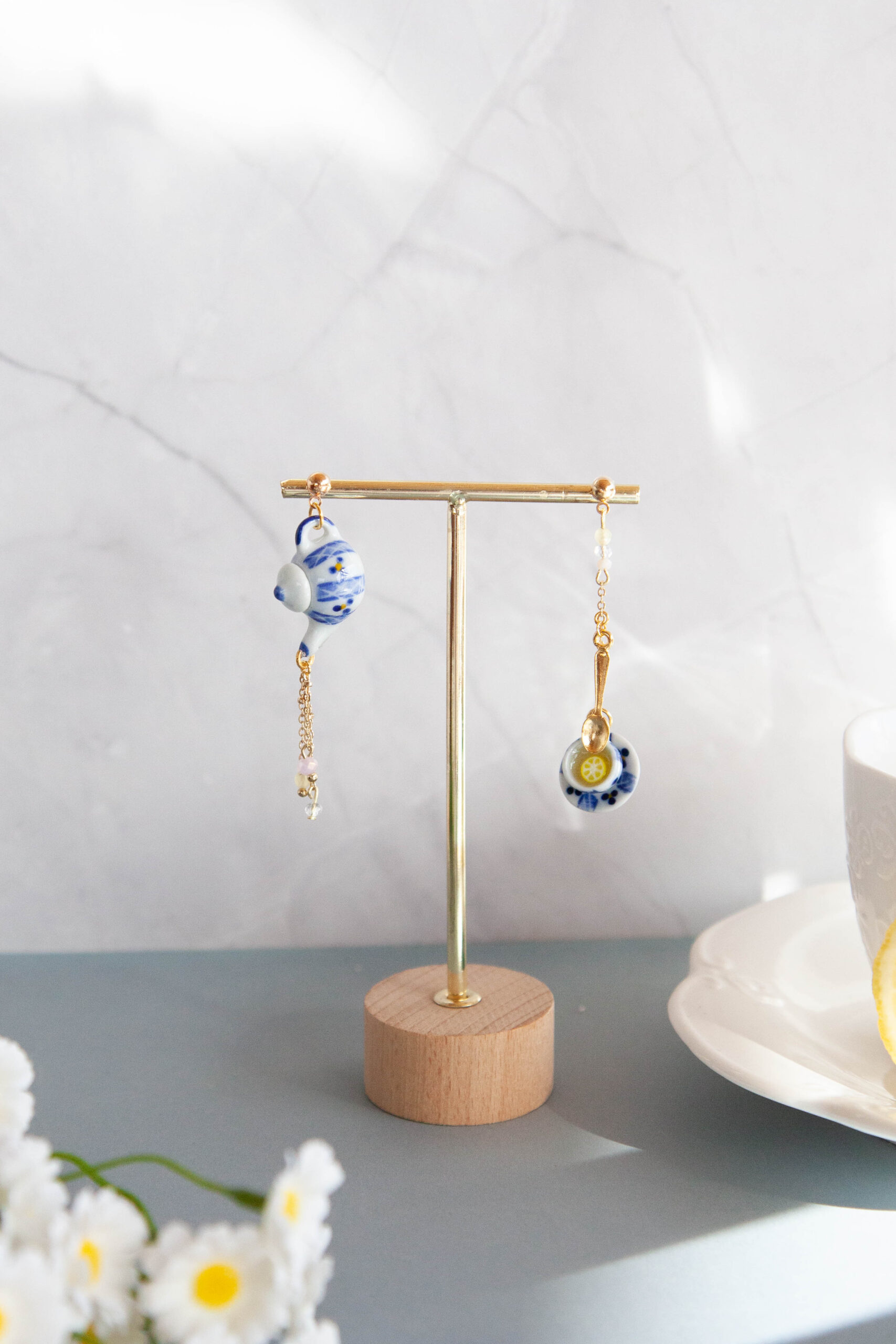 Σκουλαρίκια "Tea Elegance" - Image 10