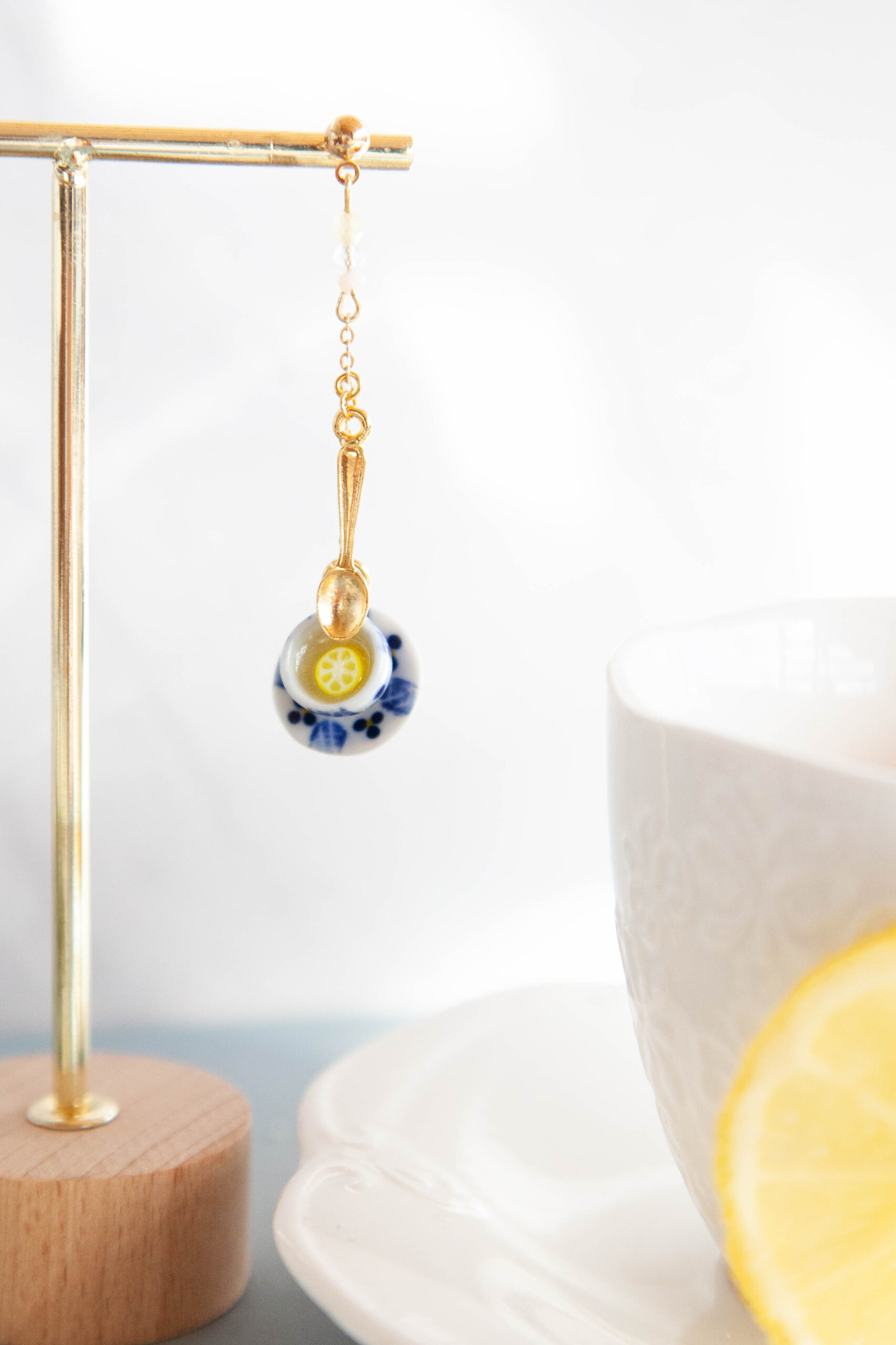 Σκουλαρίκια "Tea Elegance" - Image 7