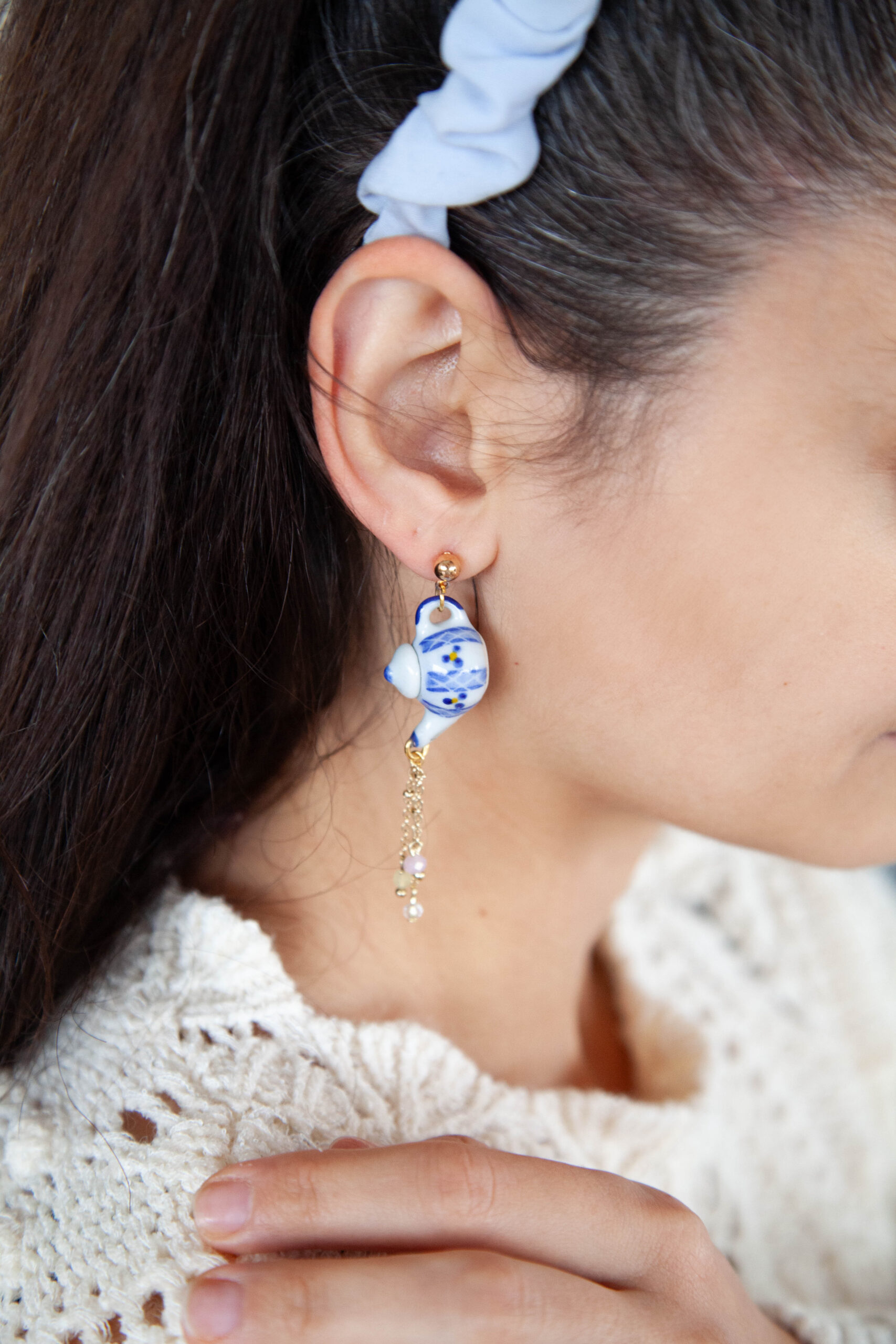 Σκουλαρίκια "Tea Elegance" - Image 2