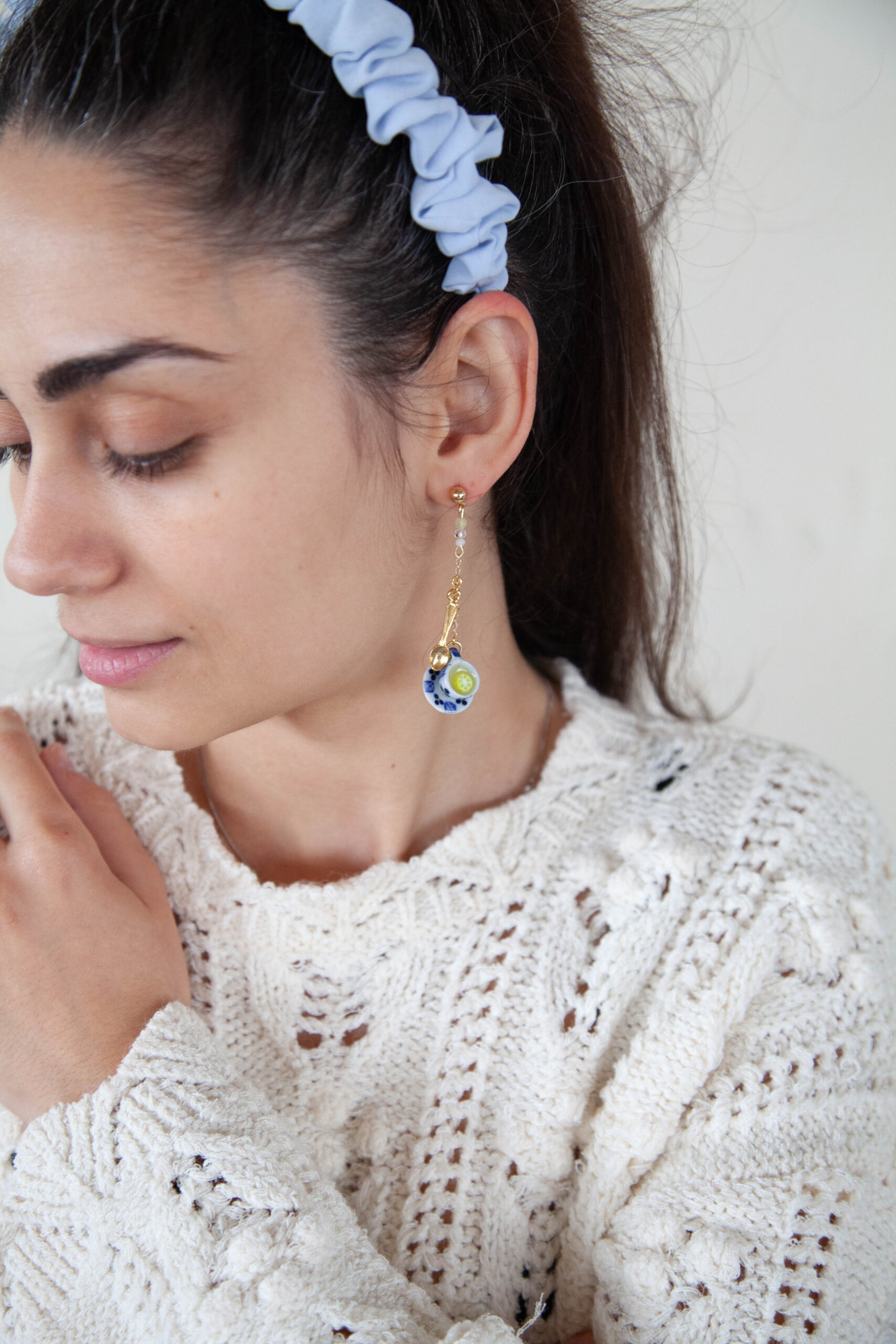 Σκουλαρίκια "Tea Elegance" - Image 3