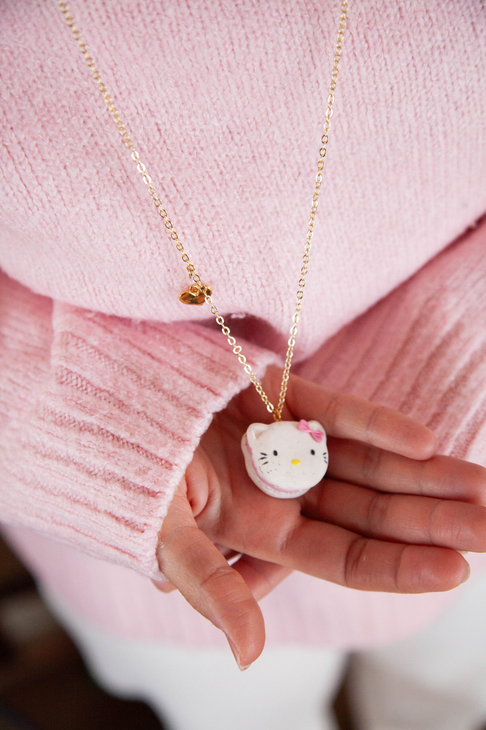 Κολιέ "Hello Kitty Macaron" (inspired) - Image 2